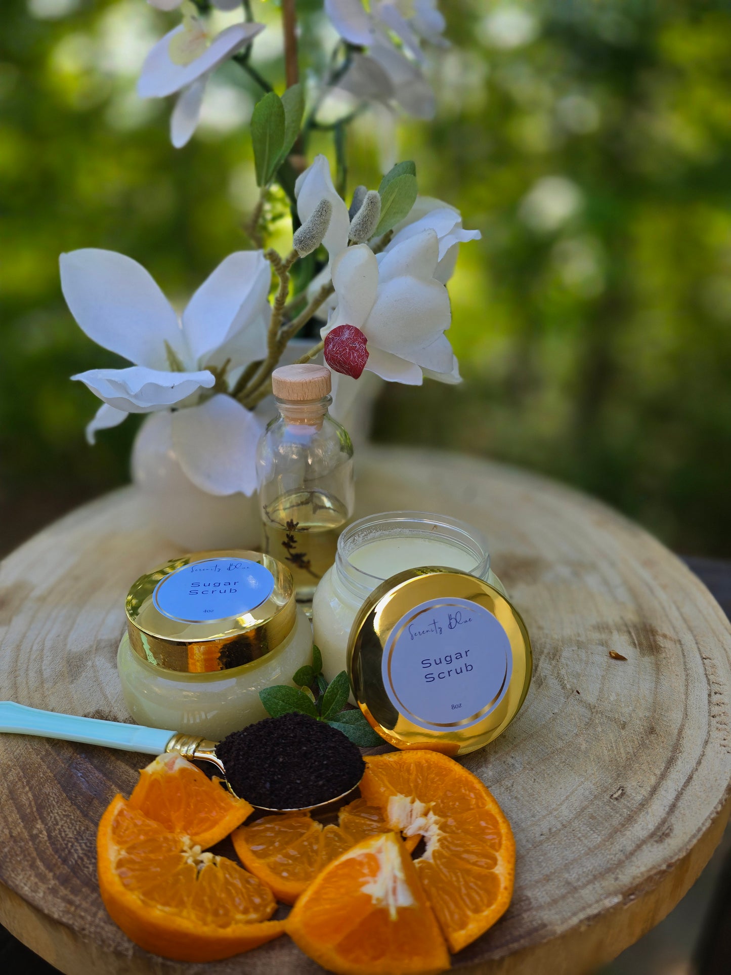 Orange and Vanilla Extract Sugar Scrub